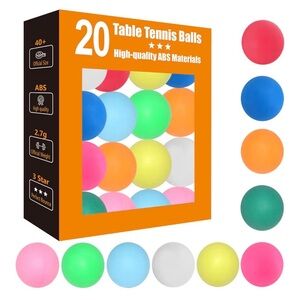 Colorful Table Tennis Balls Set